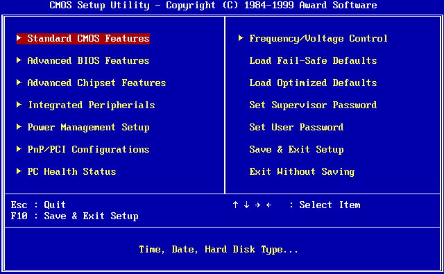 understanding-the-bios-overview tùy chỉnh bios