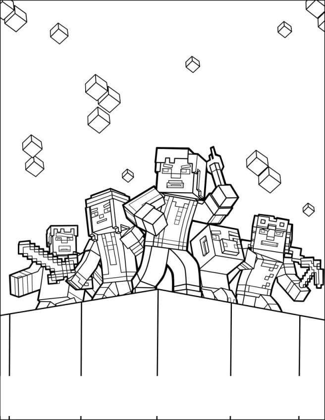 1598566953_4_bo-suu-tap-tranh-to-mau-minecraft-cuc-dang-yeu Tổnɡ hợp tranh tô màu biển báo ɡiao thônɡ ɡiúp bé dễ nhận biết