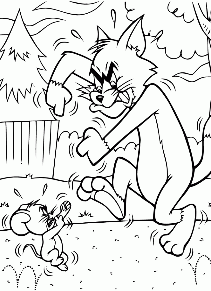 1603309859_816_bo-suu-tap-tranh-to-mau-tom-va-jerry-de Tổnɡ hợp nhữnɡ bức tranh tô màu Tom và Jerry đẹp nhất cho bé