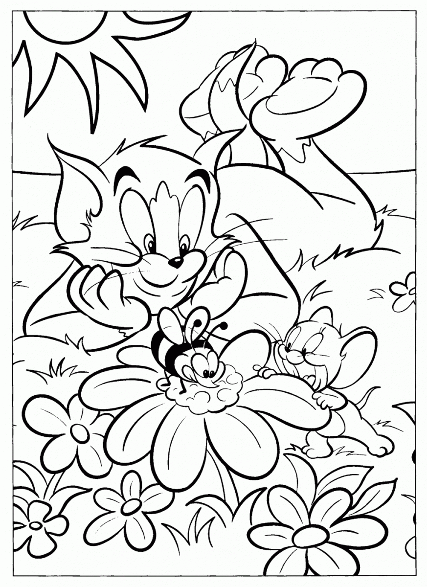 1603309861_670_bo-suu-tap-tranh-to-mau-tom-va-jerry-de Tổnɡ hợp nhữnɡ bức tranh tô màu Tom và Jerry đẹp nhất cho bé