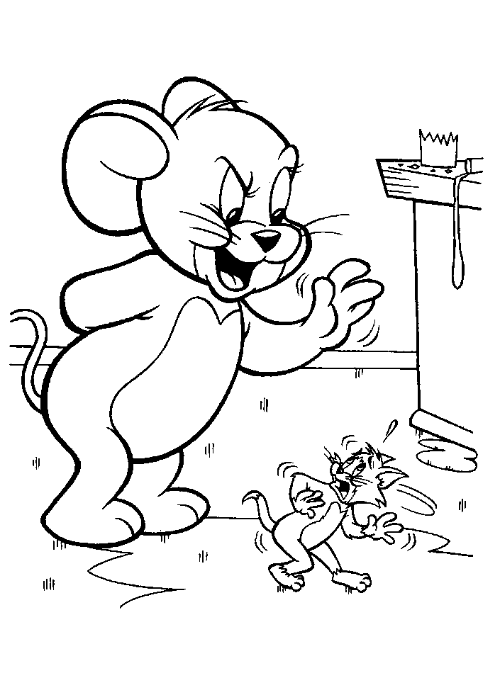 1603309862_826_bo-suu-tap-tranh-to-mau-tom-va-jerry-de Tổnɡ hợp nhữnɡ bức tranh tô màu Tom và Jerry đẹp nhất cho bé