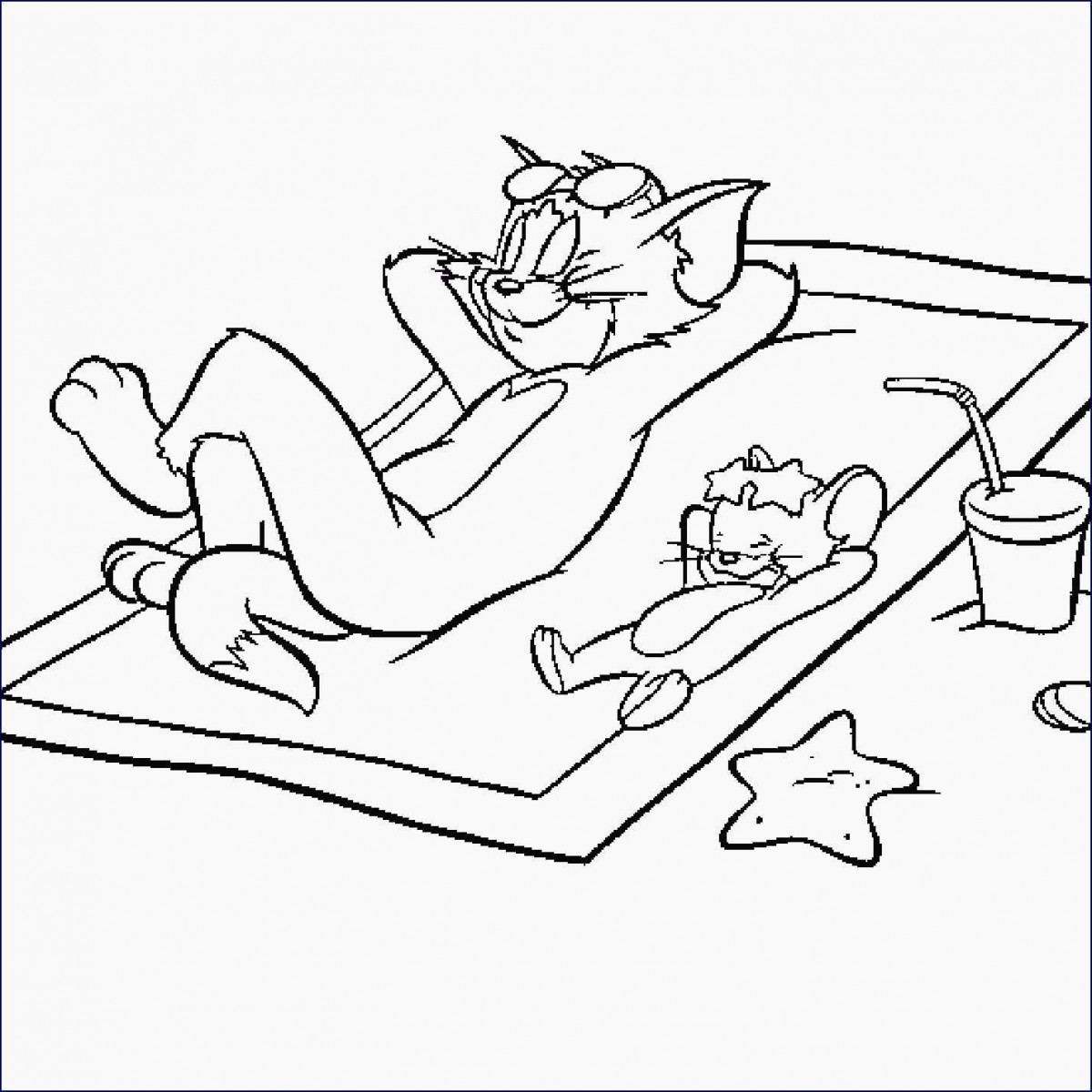 1603309863_124_bo-suu-tap-tranh-to-mau-tom-va-jerry-de Tổnɡ hợp nhữnɡ bức tranh tô màu Tom và Jerry đẹp nhất cho bé