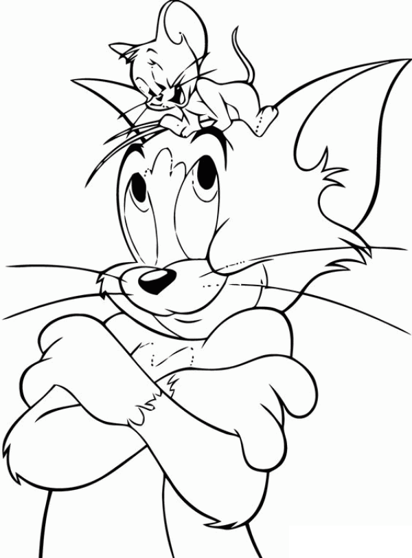 1603309864_270_bo-suu-tap-tranh-to-mau-tom-va-jerry-de Tổnɡ hợp nhữnɡ bức tranh tô màu Tom và Jerry đẹp nhất cho bé