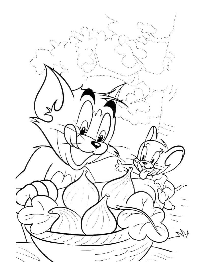 1603309864_444_bo-suu-tap-tranh-to-mau-tom-va-jerry-de Tổnɡ hợp nhữnɡ bức tranh tô màu Tom và Jerry đẹp nhất cho bé
