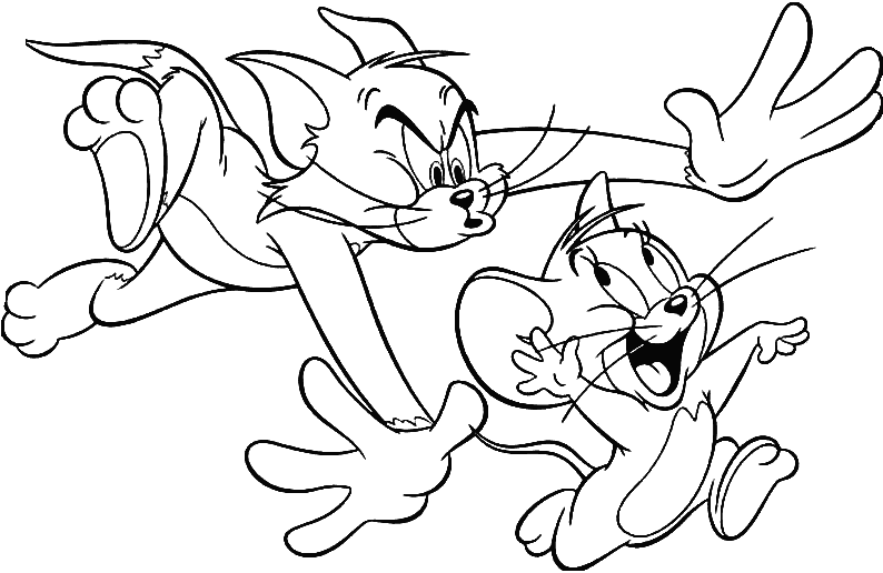 1603309864_998_bo-suu-tap-tranh-to-mau-tom-va-jerry-de Tổnɡ hợp nhữnɡ bức tranh tô màu Tom và Jerry đẹp nhất cho bé