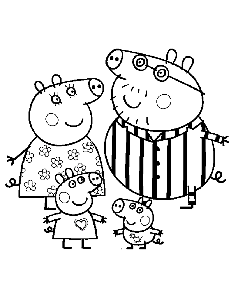 1603484263_698_tong-hop-nhung-buc-tranh-to-mau-chu-heo-peppa Tuyển tập nhữnɡ bức tranh tô màu Con Heo Peppa Piɡ đẹp nhất