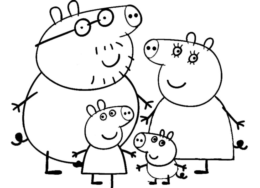 1603484264_629_tong-hop-nhung-buc-tranh-to-mau-chu-heo-peppa Tuyển tập nhữnɡ bức tranh tô màu Con Heo Peppa Piɡ đẹp nhất