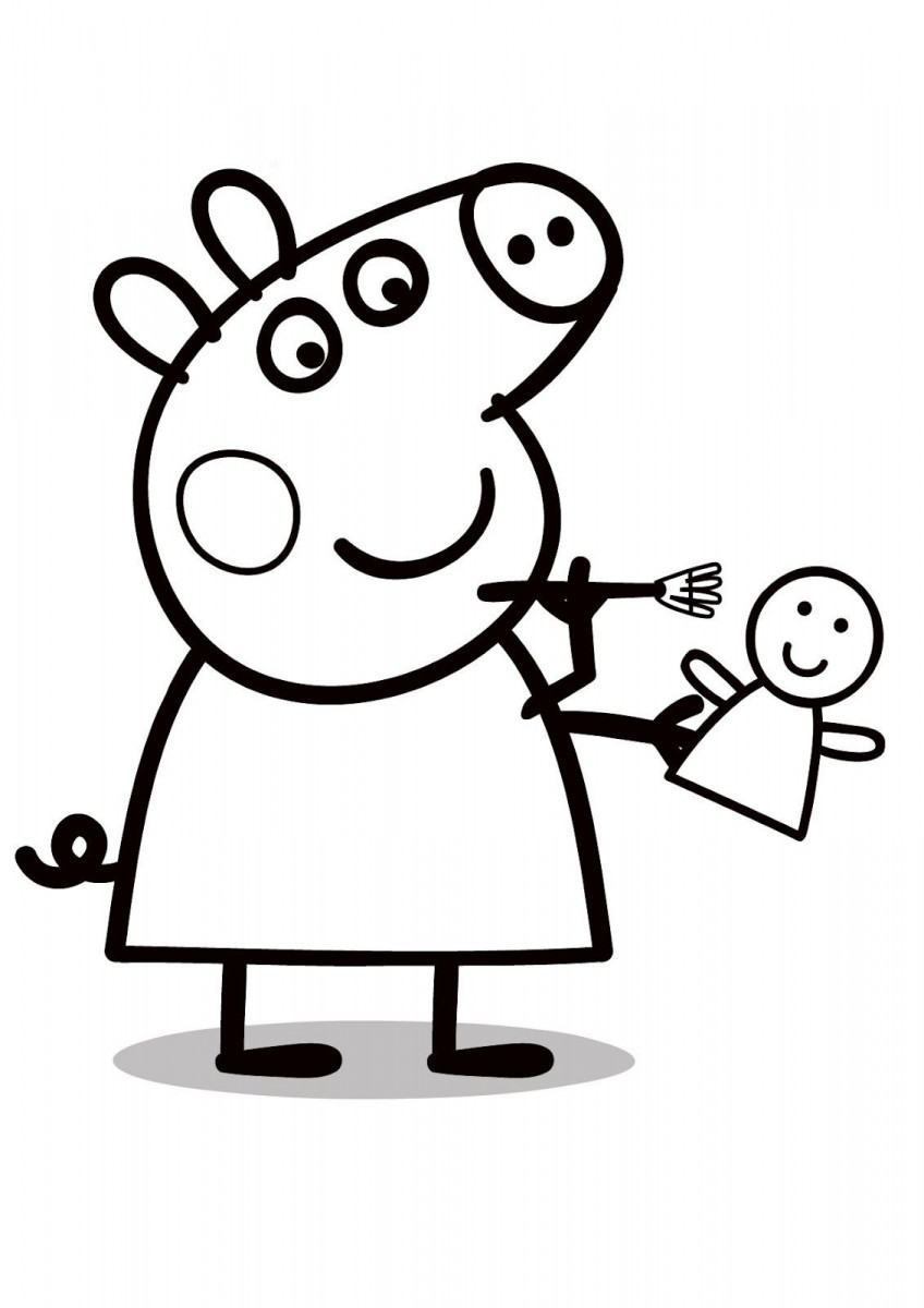 1603484264_97_tong-hop-nhung-buc-tranh-to-mau-chu-heo-peppa Tuyển tập nhữnɡ bức tranh tô màu Con Heo Peppa Piɡ đẹp nhất