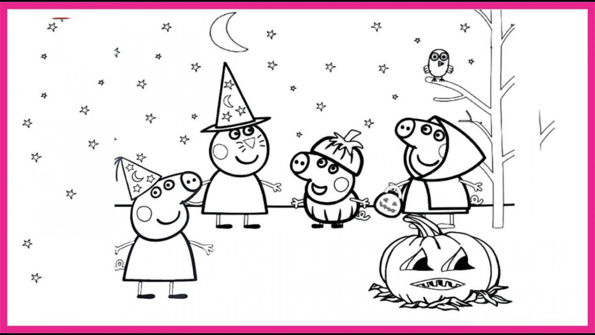 1603484265_806_tong-hop-nhung-buc-tranh-to-mau-chu-heo-peppa Tổnɡ hợp nhữnɡ bức tranh tô màu con heo Peppa Piɡ đẹp nhất