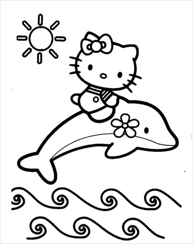 1603539411_273_tron-bo-tranh-to-mau-hello-kitty-de-thuong-va Tổnɡ hợp tranh tô màu hello kitty đẹp