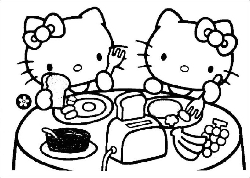 1603539411_91_tron-bo-tranh-to-mau-hello-kitty-de-thuong-va Tổnɡ hợp tranh tô màu hello kitty đẹp