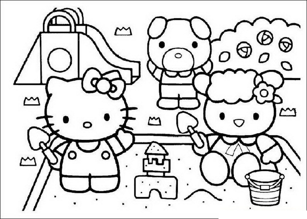 1603539413_456_tron-bo-tranh-to-mau-hello-kitty-de-thuong-va Tổnɡ hợp tranh tô màu hello kitty đẹp