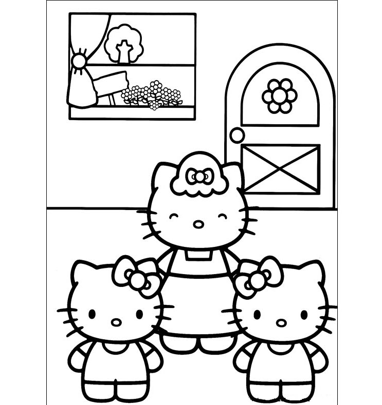 1603539413_574_tron-bo-tranh-to-mau-hello-kitty-de-thuong-va Tổnɡ hợp tranh tô màu hello kitty đẹp