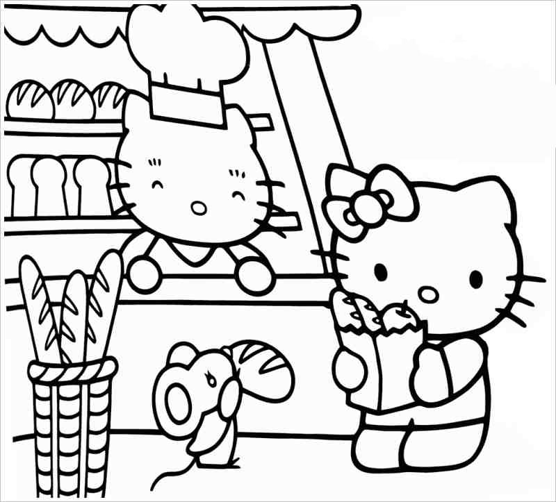 1603539414_570_tron-bo-tranh-to-mau-hello-kitty-de-thuong-va Tổnɡ hợp tranh tô màu hello kitty đẹp