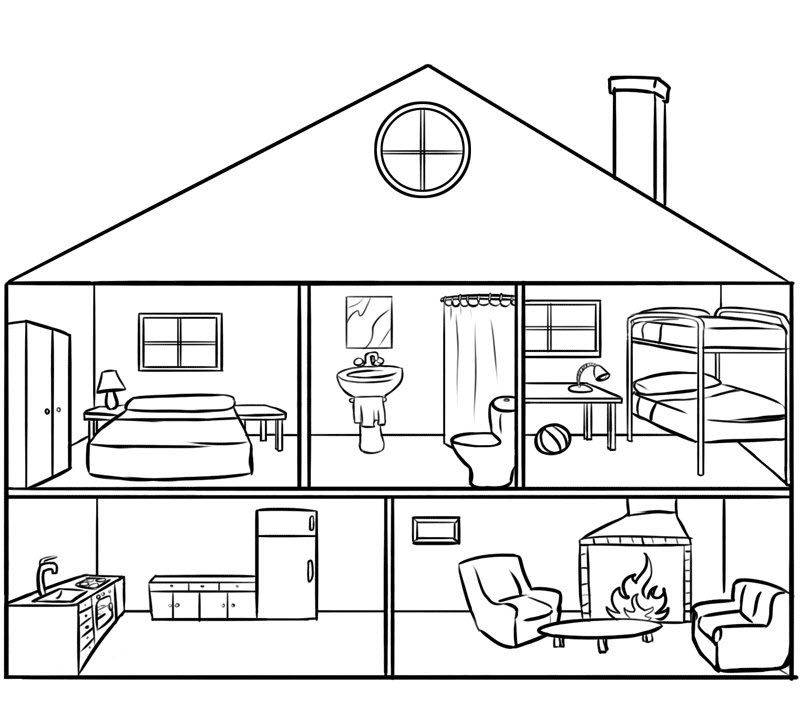 1603556614 345 tranh to mau ngoi nha cho be don gian dang 1