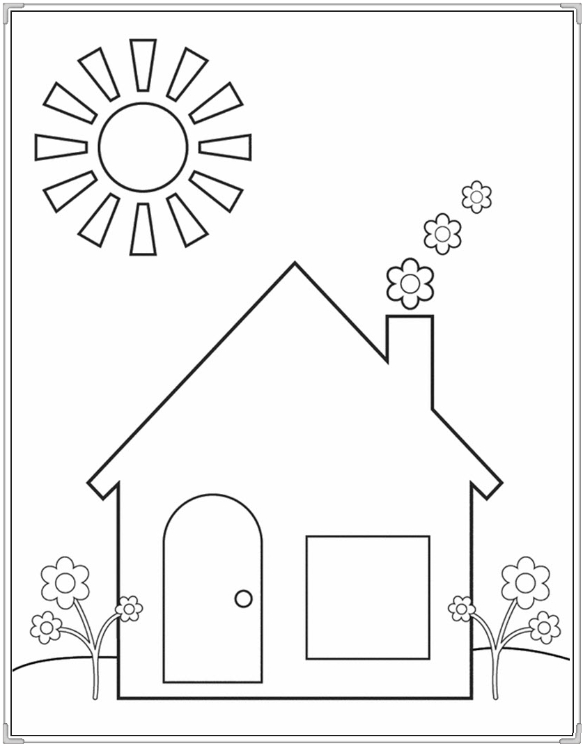 1603556633 798 tranh to mau ngoi nha cho be don gian dang 1