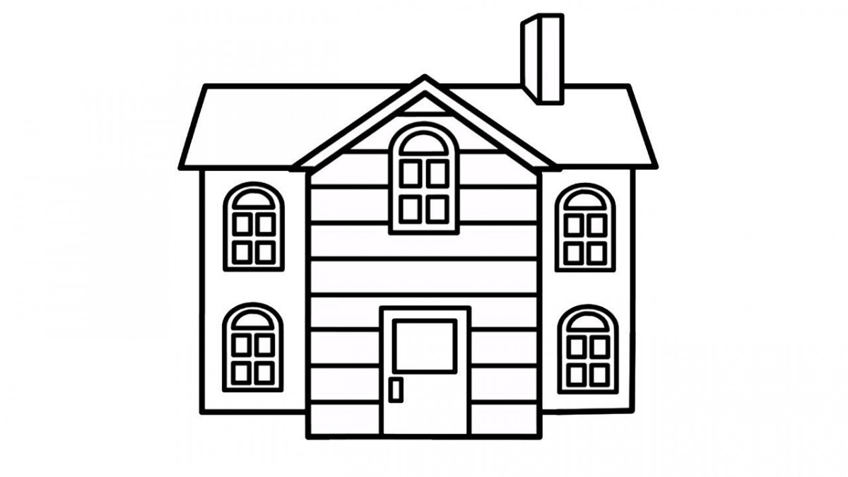 1603556647 624 tranh to mau ngoi nha cho be don gian dang 1