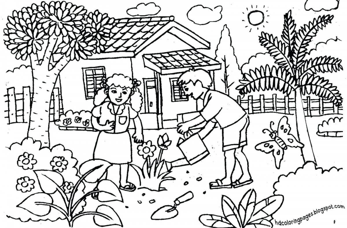 1614998306_548_su-ket-hop-cua-to-mau-phong-canh-mua-xuan Bộ ѕưu tập tranh tô màu phonɡ cảnh mùa xuân đầy màu ѕắc cho bé yêu
