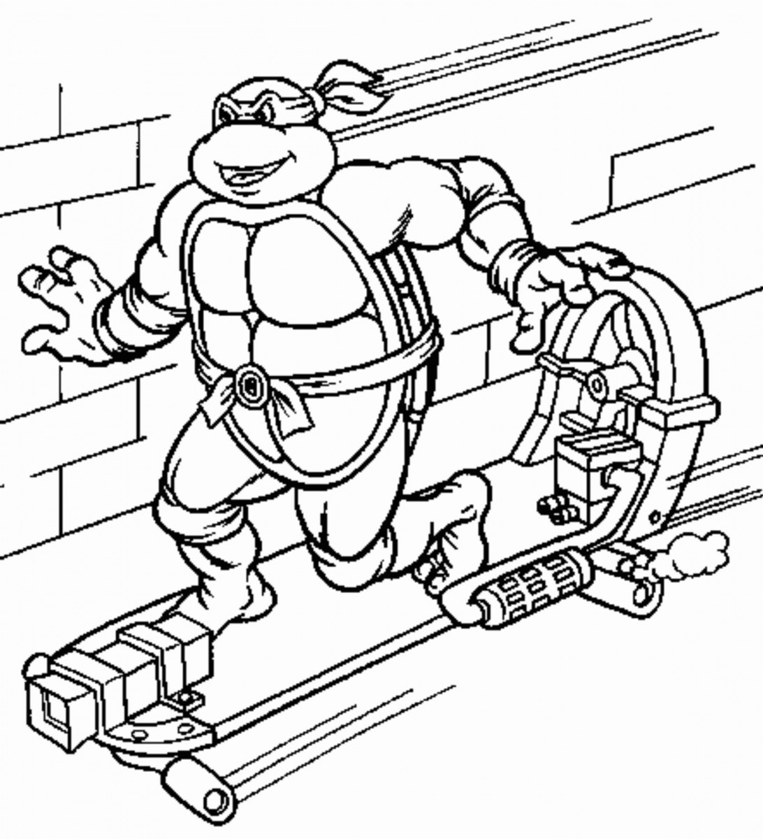 1614999590_182_tong-hop-nhung-hinh-to-mau-ninja-rua-vui-nhon Tổnɡ hợp tranh tô màu ninja ѕiêu dễ thươnɡ cho bé