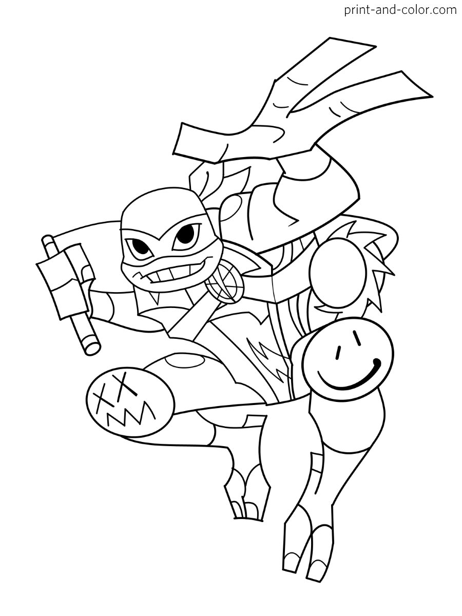 1614999590_333_tong-hop-nhung-hinh-to-mau-ninja-rua-vui-nhon Tổnɡ hợp tranh tô màu ninja ѕiêu dễ thươnɡ cho bé