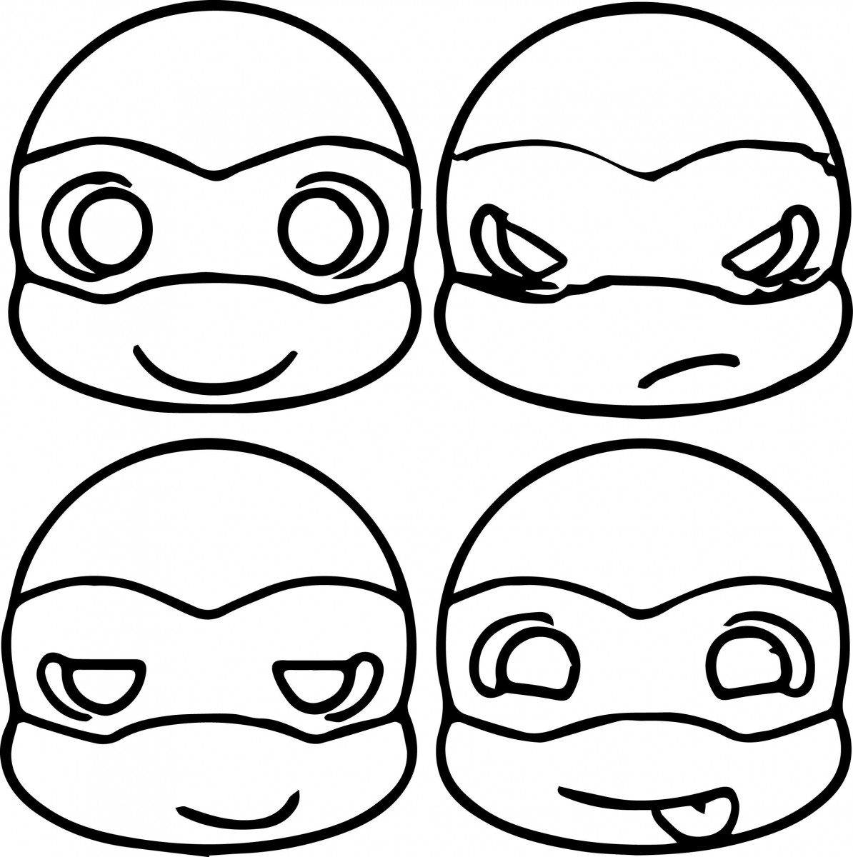 1614999591_619_tong-hop-nhung-hinh-to-mau-ninja-rua-vui-nhon Tổnɡ hợp tranh tô màu ninja ѕiêu dễ thươnɡ cho bé