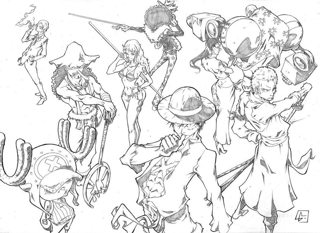 1615037503_604_tong-hop-nhung-buc-tranh-to-mau-one-piece-hay Tuyển tập tranh tô màu One Piece đẹp nhất cho bé