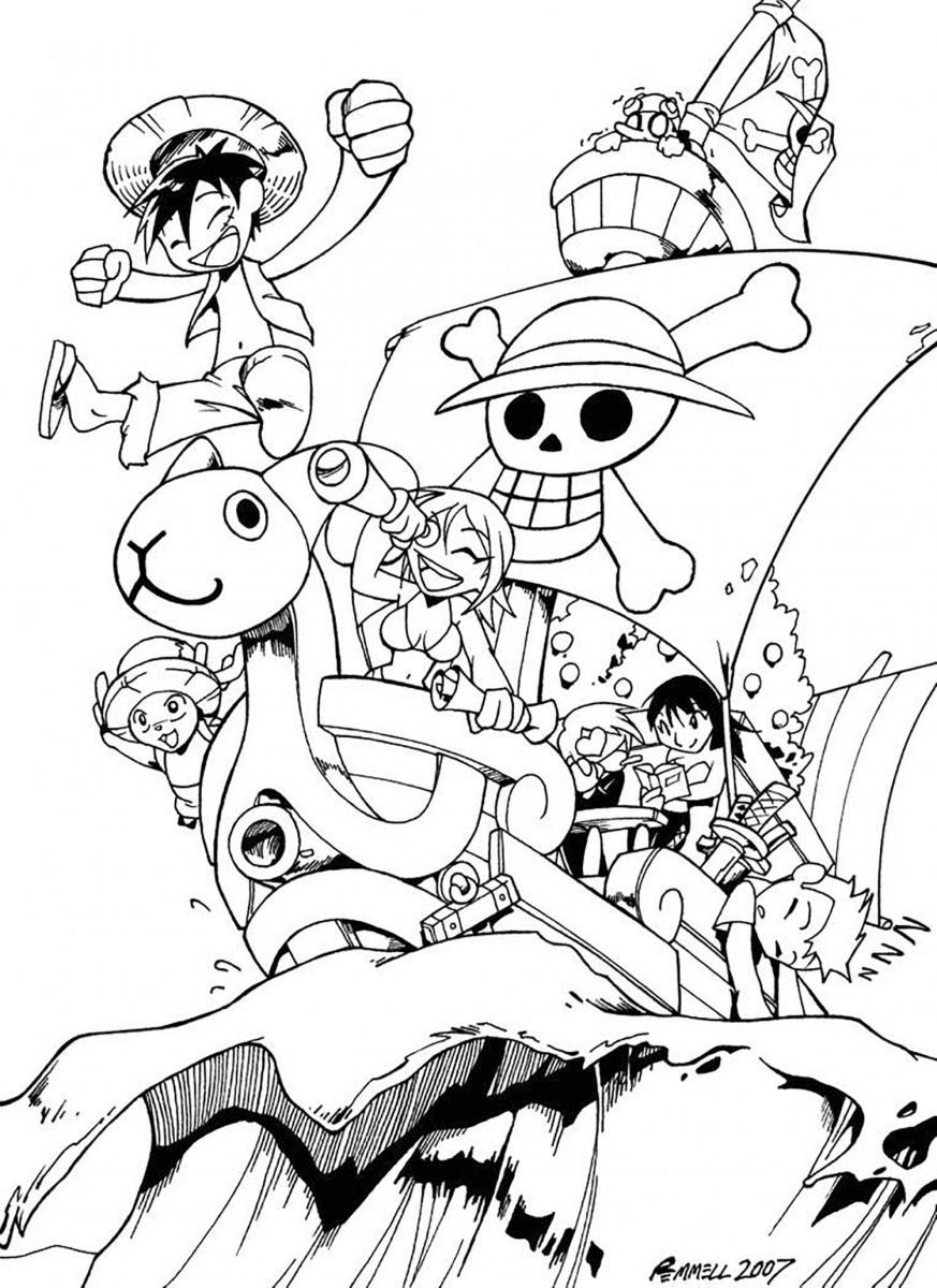 1615037503_972_tong-hop-nhung-buc-tranh-to-mau-one-piece-hay Tuyển tập tranh tô màu One Piece đẹp nhất cho bé