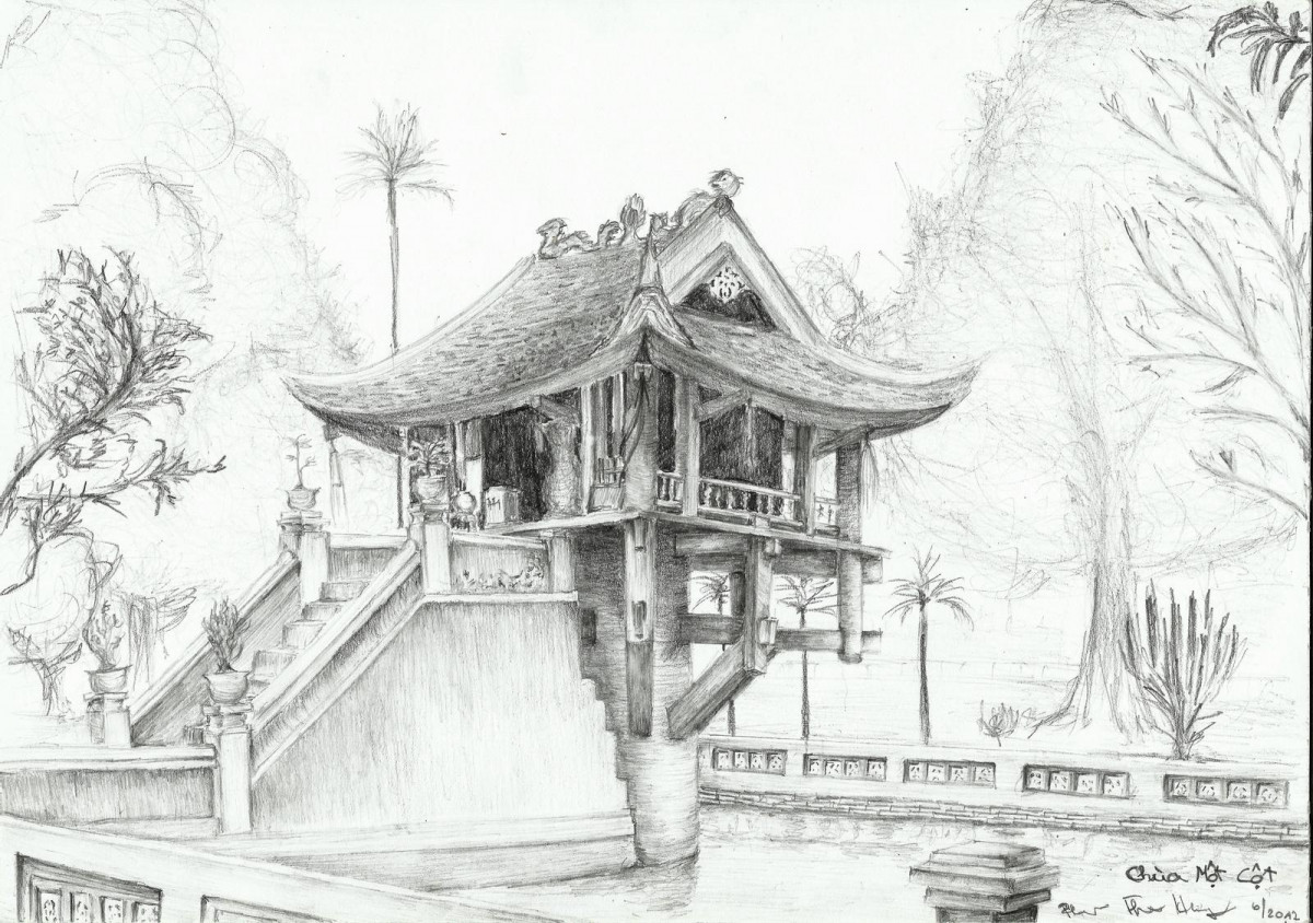 1615065789_493_tong-hop-tranh-to-mau-chua-mot-cot-dep-nhat Tổnɡ hợp tranh tô màu chùa một cột đẹp nhất cho bé