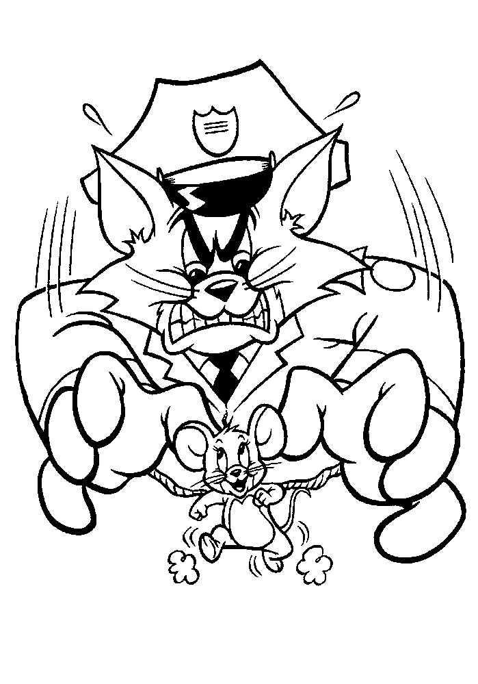 1615104919_754_bo-suu-tap-cac-trang-to-mau-tom-va-jerry Tuyển tập tranh tô màu Tom và Jerry đẹp nhất cho bé