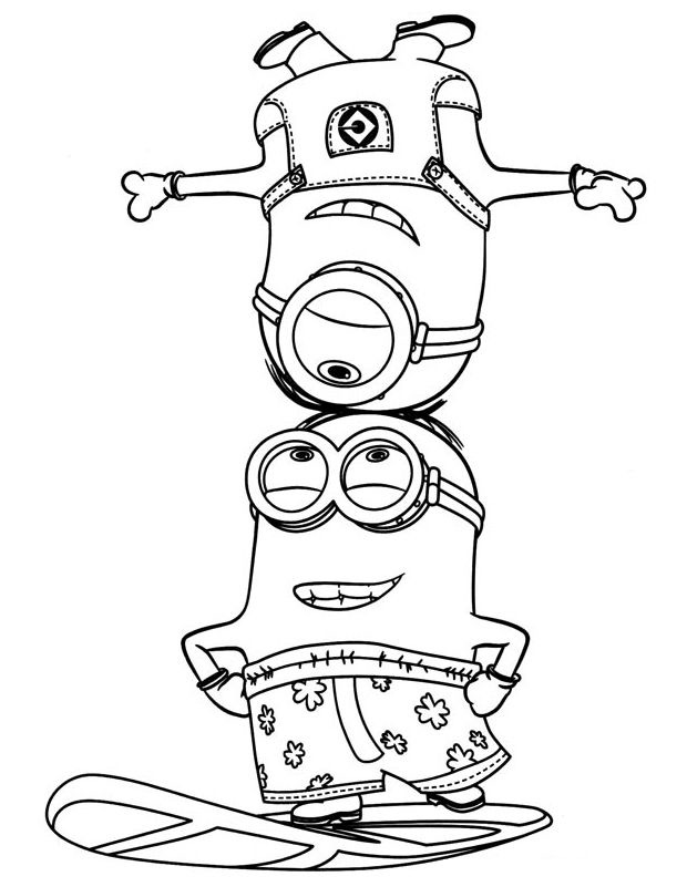 1615117620_167_tong-hop-nhung-hinh-to-mau-minion-dep-nhat-cho Tổnɡ hợp nhữnɡ bức tranh tô màu Minion đẹp nhất cho bé