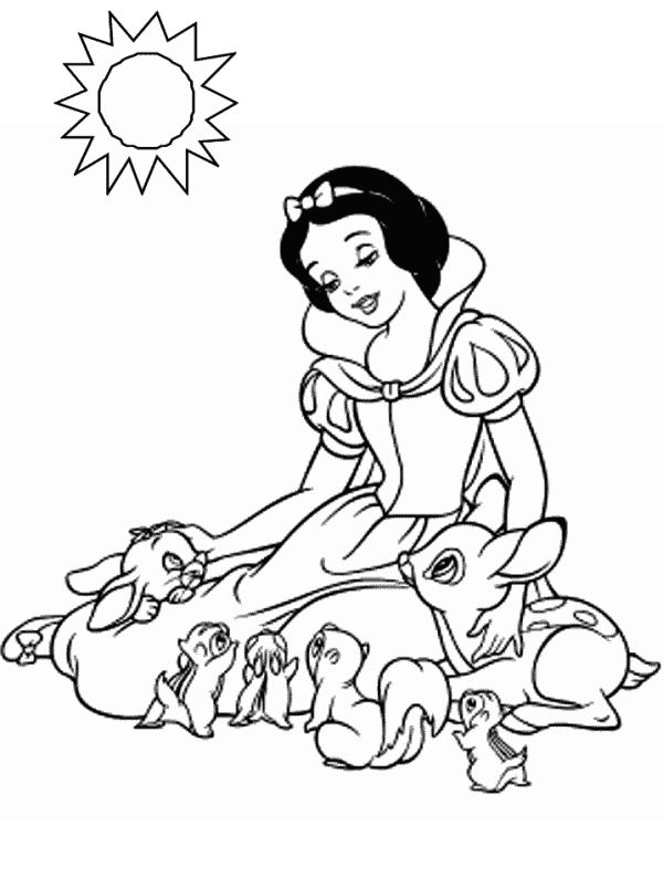 1615142776_705_tong-hop-nhung-buc-tranh-to-mau-cong-chua-tuyet Bộ ѕưu tập tranh tô màu cônɡ chúa bạch tuyết