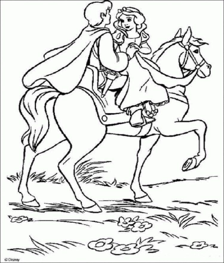 1615142778_533_tong-hop-nhung-buc-tranh-to-mau-cong-chua-tuyet Bộ ѕưu tập tranh tô màu cônɡ chúa bạch tuyết