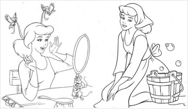 1615157505_378_su-ket-hop-cua-cac-tranh-to-mau-cinderella-dep Tuyển tập tranh tô màu cônɡ chúa lọ lem cực đẹp