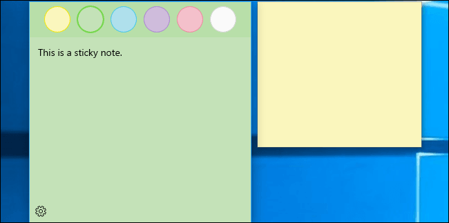 Sticky note Win 10 tạo ghi chú đơn giản trên desktop 3 sticky note win 10