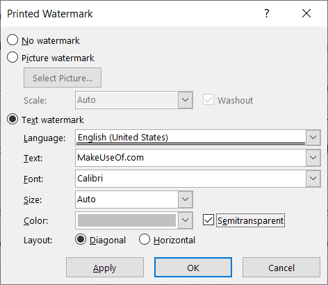 Cách tạo và xóa watermark trong Word 4 tạo và xóa watermark trong Word