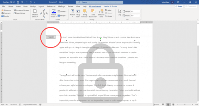 Cách tạo và xóa watermark trong Word 6 tạo và xóa watermark trong Word