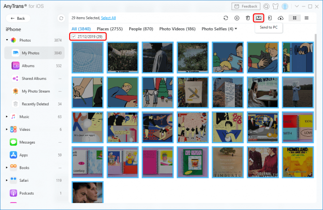 6 cách chuyển ảnh và video từ Iphone vào máy tính 7 chuyển ảnh vào video từ iphone vào máy tính