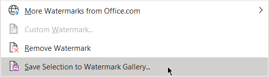 Cách tạo và xóa watermark trong Word 7 tạo và xóa watermark trong Word