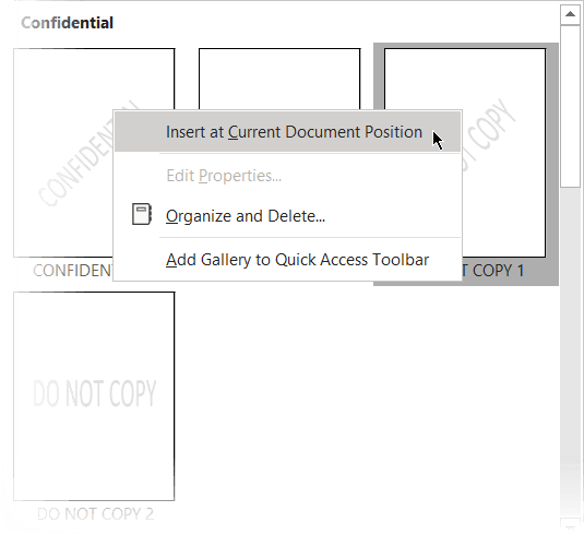 Cách tạo và xóa watermark trong Word 8 tạo và xóa watermark trong Word