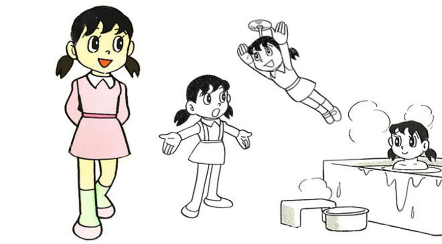 bo-suu-tap-cac-tranh-to-mau-shizuka-dep-cho Tuyển tập tranh tô màu Shizuka đẹp nhất cho bé