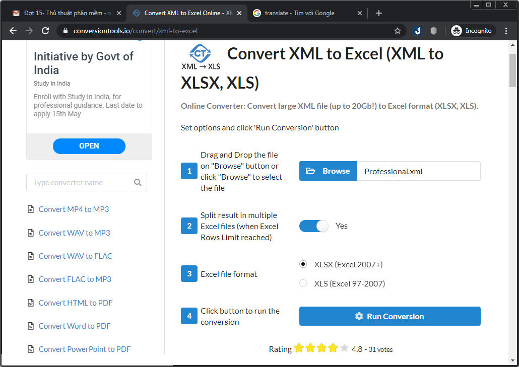 Cách chuyển đổi file XML sang Excel 4 Cách chuyển đổi từ định dạng file XML sang Excel