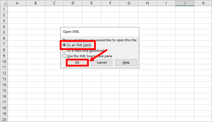 Cách chuyển đổi file XML sang Excel 8 Cách chuyển đổi từ định dạng file XML sang Excel
