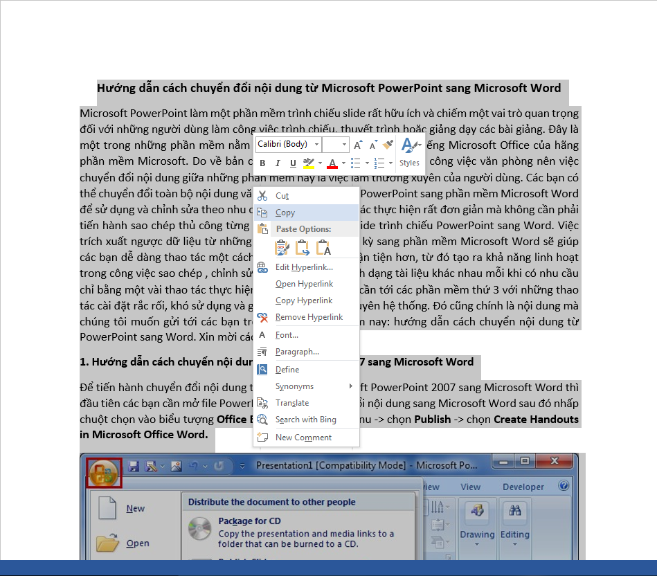 Cách chuyển file word sang ảnh đơn giản và nhanh nhất 1 Cách chuyển file word sang ảnh đơn giản
