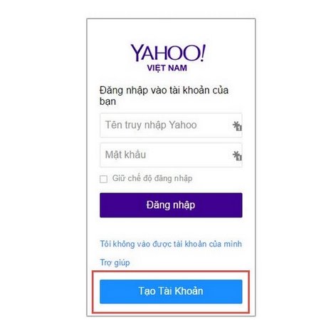 Đăng ký Yahoo Tiếng Việt nhanh nhất và mới nhất chỉ trong 5 Phút. 1 dang ky yahoo