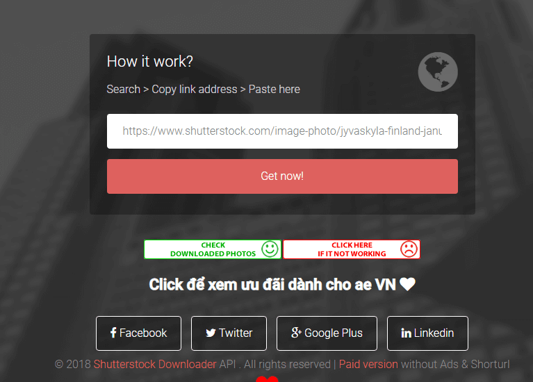 Get link shutterstock miễn phí và không dính bản quyền 3 dán link vào sharedvn.net
