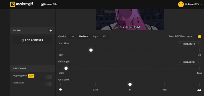 2 cách tạo ảnh động GIF từ Youtube đơn giản nhất 3 tạo ảnh động GIF từ Youtube