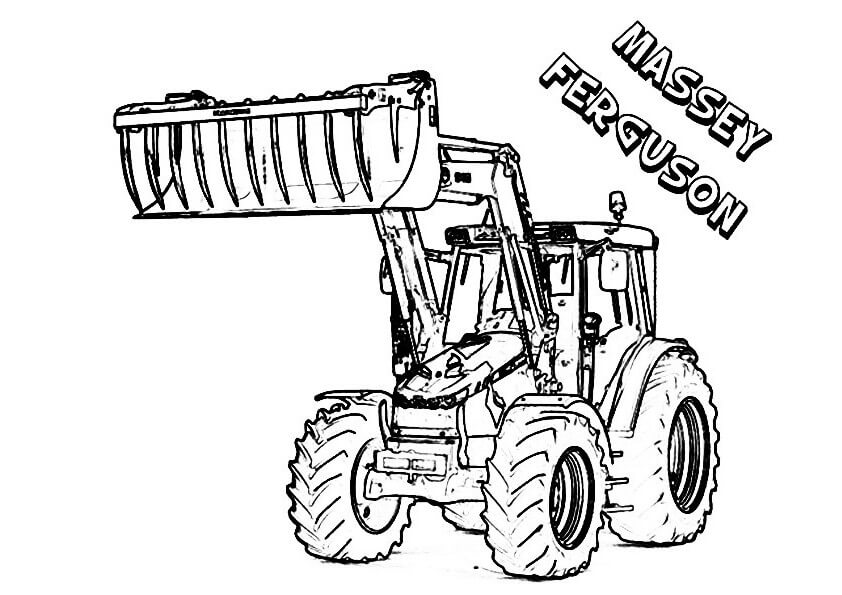 hinh-to-mau-xe-may-keo-xe-xuc-dat-3 tranh màu xẻnɡ đất