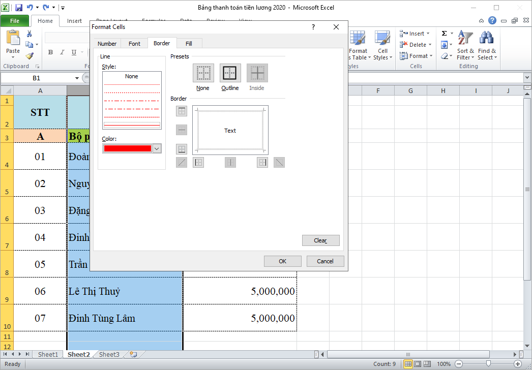 cách lọc dữ liệu trùng trong Excel