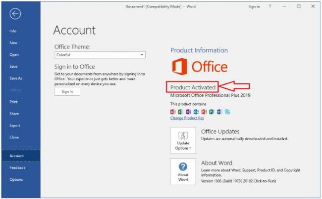Key Office mới nhất 2020 Office 2010 đến Office 2019 2 key office 2019 Kích hoạt Microsoft Office 2019 Professional