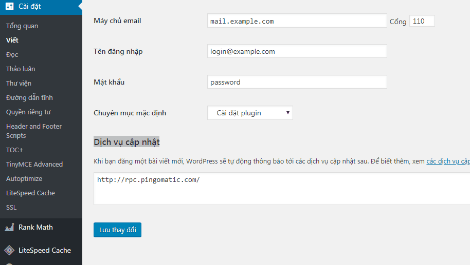 6 Thủ thuật để google index nhanh bài viết và website của bạn 2 pinglist danh sach